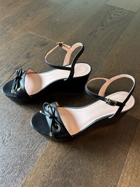 Kate Spade Bow Wedges